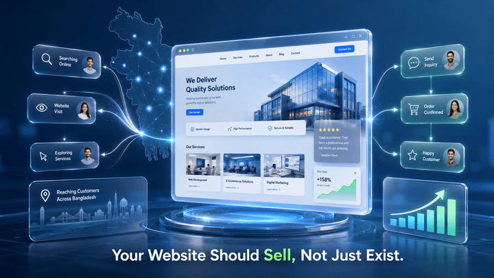 Website Development in Bangladesh: How a Professional Website Increases Sales